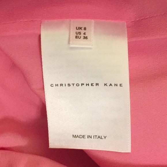Christopher Kane Pink Mini Skirt With Art Nouveau Motif - Crepe Wool Wrap-Effect - Picture 7 of 13